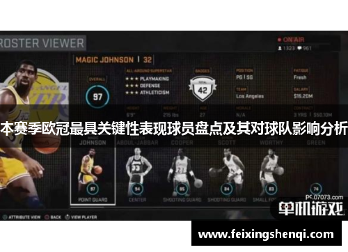 本赛季欧冠最具关键性表现球员盘点及其对球队影响分析